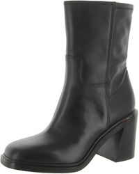 Franco Sarto - Penelope Leather Square Toe Ankle Boots - Lyst