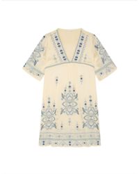 MAISON HOTEL - V-Neck Short Dress - Lyst