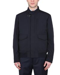Fay - Casual Jacket With Hook Closure - Lyst
