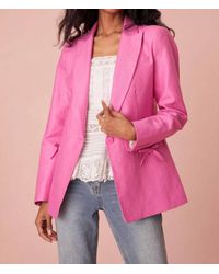 LoveShackFancy - Lamia Tailored Suit Jacket - Lyst