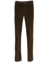 PT01 - Stretch Cotton Velvet Trousers - Lyst