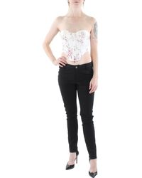 Bardot - Cropped Floral Tank Top - Lyst