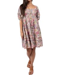Uncle Frank - Eyelet Smocked Dress - Lyst