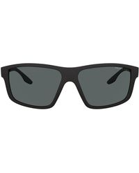 Prada Linea Rossa - Ps 02xs Dg002g Square Polarized Sunglasses - Lyst