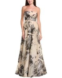 Rene Ruiz - Strapless Fil Coupe A-Line Gown - Lyst