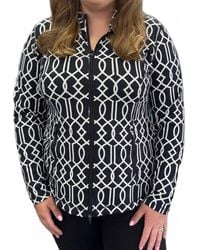 Lulu-B - Loop Long Sleeve Zip Jacket - Lyst