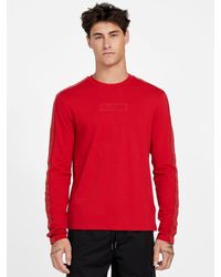Guess - Eco Pedro Long-Sleeve Crewneck Tee - Lyst