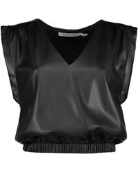 Bishop + Young - Simone Vegan Leather Top - Lyst