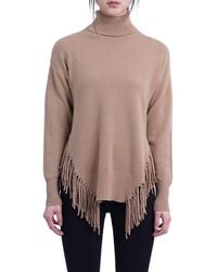 Love Token - Fringe Turtleneck Sweater - Lyst