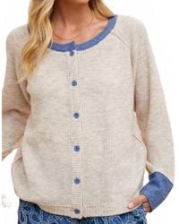 Anniewear - Emilie Button Down Sweater - Lyst