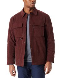 BASS OUTDOOR - Shirt Jacket Dark Corduroy Long Sleeve Button-Up Mac4 - Lyst