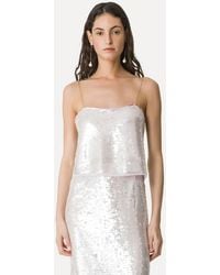 forte_forte - Sequin-Embellished Top - Lyst