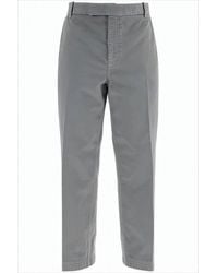 Thom Browne - Straight Pants With Mid-Rise Waist And Tailored Silhouette - Lyst