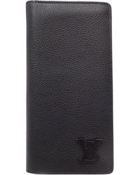 Louis Vuitton - Portefeuille Brazza Leather Wallet (pre-owned) - Lyst