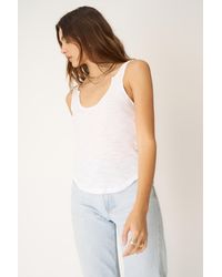 Project Social T - So Long Notch Scoop Neck Rib Tank - Lyst