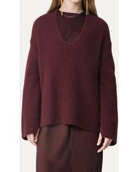 forte_forte - Wool And Cashmere Knit Sweater - Lyst