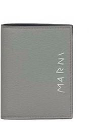Marni - Bifold Logo Leather Wallet - Lyst