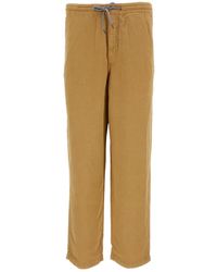 Paul Smith - Linen-Blend Drawstring Relaxed Pants - Lyst
