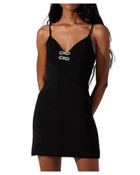 Astr - Alair Bow Sweater Mini Dress - Lyst
