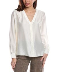 J.McLaughlin - Rinaldo Silk-Blend Blouse - Lyst