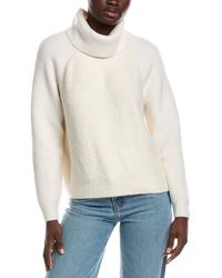 525 America - Mckenzie Mixed Media Removable Collar Sweater - Lyst