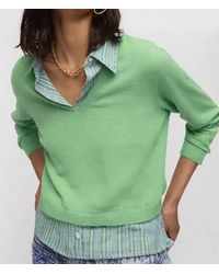 J. Society - Long Sleeve Twofer Sweater - Lyst
