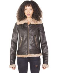 Infinity Leather - B3 Sheepskin Leather Flying Jacket-Portland - Lyst