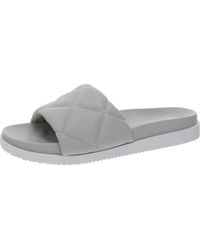 Steven New York - Lenz Quilted Slip On Slide Sandals - Lyst