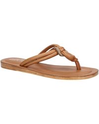 Bella Vita - Zev Faux Leather Slip On Slide Sandals - Lyst