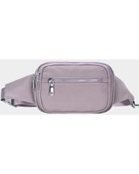 Fashnzfab - Solid Rectangle Sling Bag Fanny Pack Belt Bag - Lyst