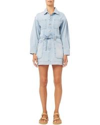 DL1961 - Coletta Denim Mini Shirtdress - Lyst