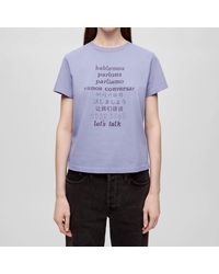 RE/DONE - Classic Let's Talk Tee - Lyst
