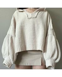 Pol - Casual Long Sleeve Hooded Sweater - Lyst