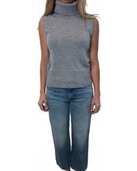 Veronica Beard - Mazzy Cashmere Shell Knit Top - Lyst