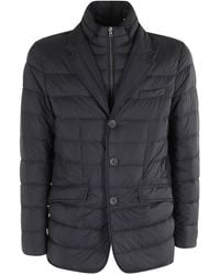 Herno - Tailored Removable Bib Down Jacket - Lyst