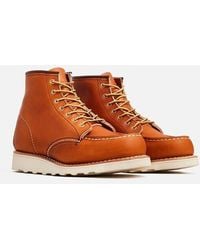 Red Wing - Wing Heritage Classic 3375 Leather Moc Toe 6-Inch Ankle Boots - Lyst