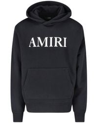 Amiri - Core Logo Cotton Hooded Sweatshirt - Lyst