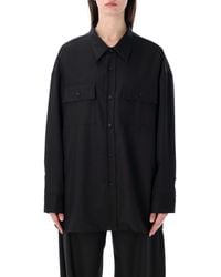 THE LATEST - Daria Oversized Cotton Shirt Jacket - Lyst