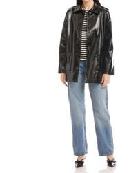 Fifteen Twenty - Janet Faux Patent Leather Jacket - Lyst