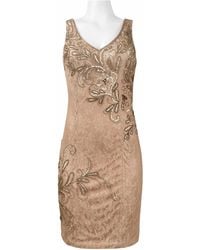Sue Wong - Bodycon Embellished Lace Dress - Lyst
