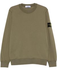 Stone Island - Regular Fit Crew Neck Sweatshirt With Raglan Sleeves - Lyst