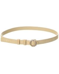 Jacquemus - Salon Thin Croc-Embossed Suede Belt - Lyst