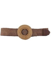 Fashnzfab - Modern Straw Round Belt - Lyst