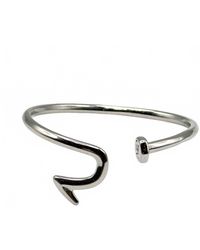 Jagged Halo Jewelry - Nailed It Nail Cuff Bangle - Lyst
