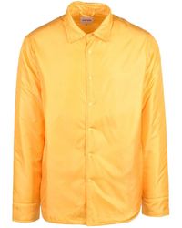Aspesi - Padded Snap Button Polyamide Shirt - Lyst