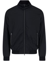 Herno - Sleek Minimalist Jacket With High Collar And Front Zip Closure - Lyst