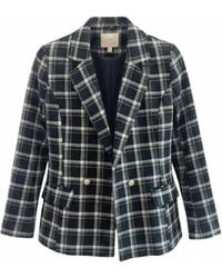Layerz Clothing - Daphne Plaid Blazer - Lyst