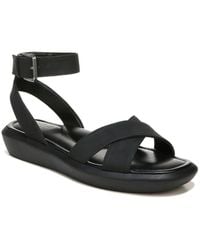 Naturalizer - Jamila Faux Leather Ankle Strap Wedge Sandals - Lyst