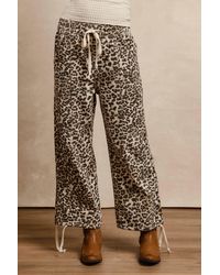 Bibi - Leopard Print Drawstring Pants - Lyst