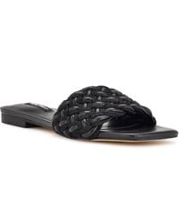 Nine West - Maci 2 Woven Slip On Slide Sandals - Lyst